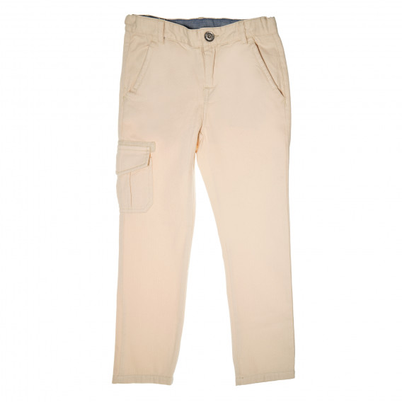 Карго панталон със страничен джоб за момче бежов Chicco 110856 