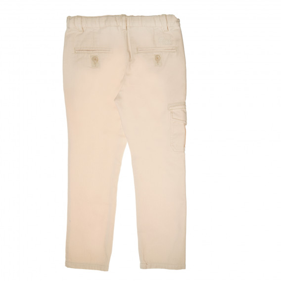 Карго панталон със страничен джоб за момче бежов Chicco 110857 2