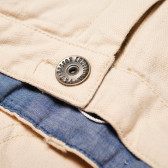 Карго панталон със страничен джоб за момче бежов Chicco 110859 4
