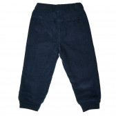 Панталон от кадифе за бебе тъмно син Chicco 110871 2