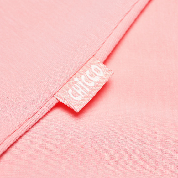 Памучна блуза с дълъг ръкав за бебе за момиче розова Chicco 110996 4