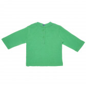 Памучна блуза с принт за бебе за момче зелена Chicco 111014 2