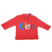 Блуза с принт за бебе за момче червена Chicco 111017 
