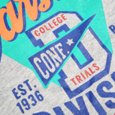 Блуза с къс ръкав за момче сива Chicco 111031 3