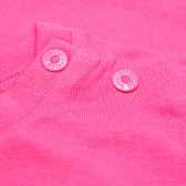 Памучна блуза с къс ръкав за бебе за момиче циклама Chicco 111045 3