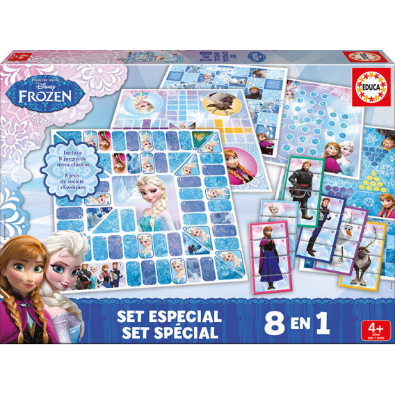 Комплект образователни игри 8 в 1 Frozen 11106 