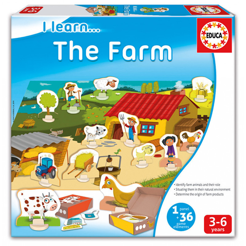 Образователна игра селскостопанските животни  11112