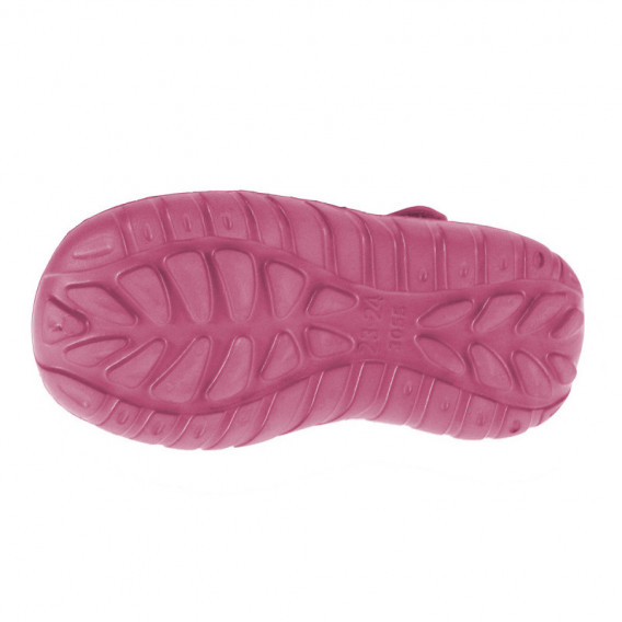 Ароматизирани гумени сандали за момиче, розови Beppi 111680 2