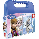 Детски пъзел 2 в 1 в куфарче Frozen Frozen 11199 