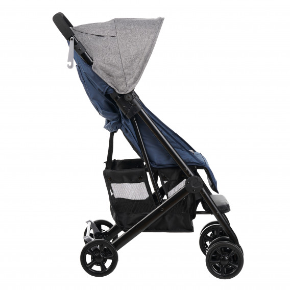 Бебешка количка Jasmin - компактна, лесно сгъваема, синя ZIZITO 112077 2