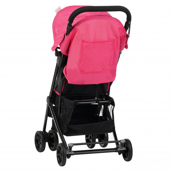 Бебешка количка Jasmin - компактна, лесно сгъваема с покривало за крачета, розова ZIZITO 112107 4