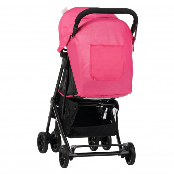 Бебешка количка Jasmin - компактна, лесно сгъваема с покривало за крачета, розова ZIZITO 112108 5