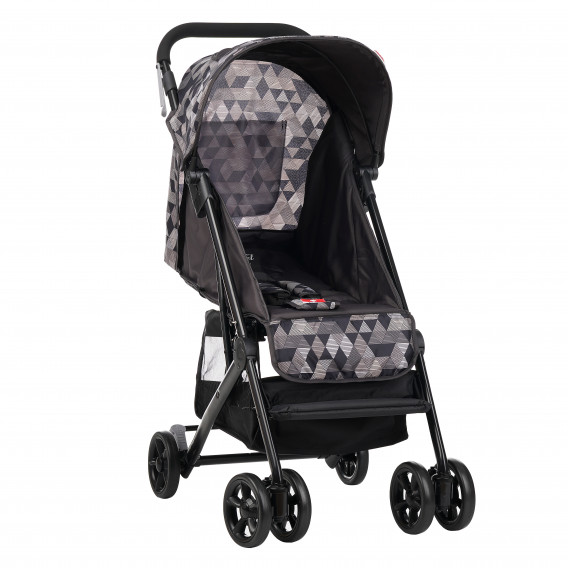 Бебешка количка Jasmin - компактна, лесно сгъваема с покривало за крачета, сива ZIZITO 112136 2