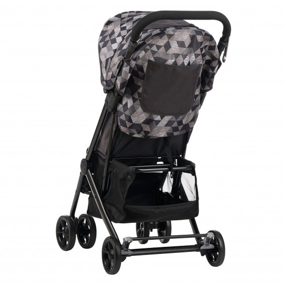 Бебешка количка Jasmin - компактна, лесно сгъваема с покривало за крачета, сива ZIZITO 112138 4