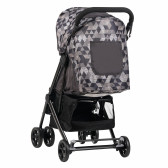 Бебешка количка Jasmin - компактна, лесно сгъваема с покривало за крачета, сива ZIZITO 112139 5