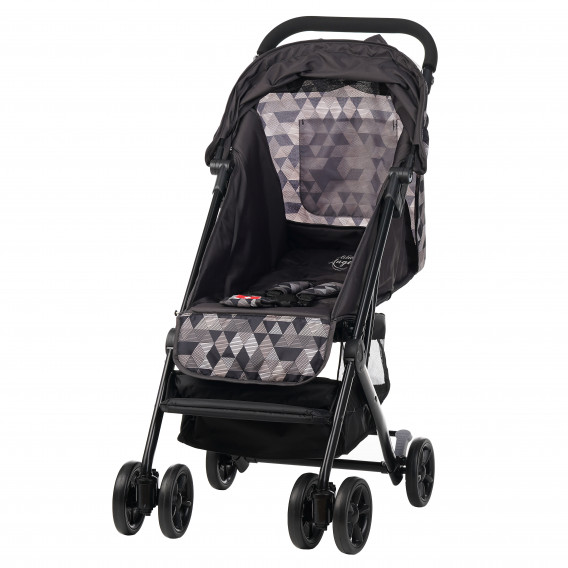Бебешка количка Jasmin - компактна, лесно сгъваема с покривало за крачета, сива ZIZITO 112140 6