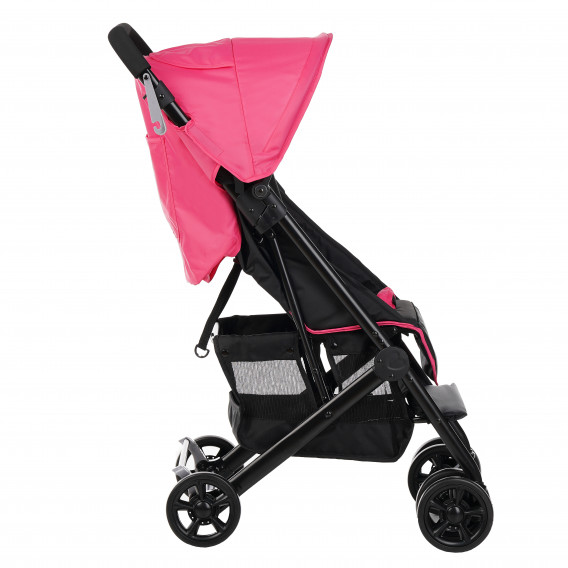 Бебешка количка Jasmin - компактна, лесно сгъваема с покривало за крачета, розова ZIZITO 112183 13