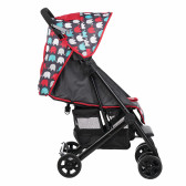 Бебешка количка Jasmin - компактна, лесно сгъваема с покривало за крачета, червена ZIZITO 112203 13