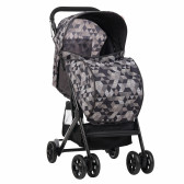 Бебешка количка Jasmin - компактна, лесно сгъваема с покривало за крачета, сива ZIZITO 112211 11