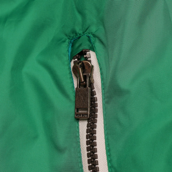 Тънко пролетно яке с качулка за момиче зелено Midimod 112631 2