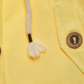 Яке с копчета за момиче жълто Midimod 112676 2