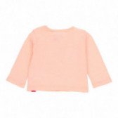 Памучна блуза с апликация за бебе за момиче розова Boboli 112712 2
