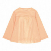 Памучна разкроена блуза за бебе за момиче розова Boboli 112750 2