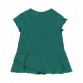 Комплект рокличка с гащички за бебе за момиче зелен Boboli 112754 2