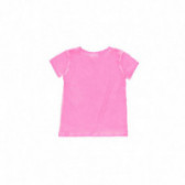 Тениска с щампа за момиче розова Boboli 112896 2