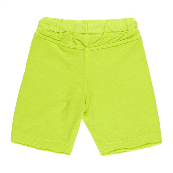 Памучни къси панталони за момче зелени Boboli 112968 2