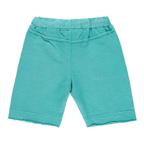 Памучни къси панталони за момче сини Boboli 112971 2