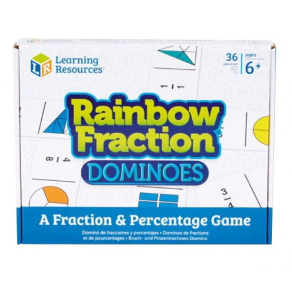 Домино Rainbow - игра с дроби Domino 113106 