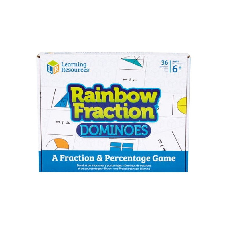 Домино Rainbow - игра с дроби  113106