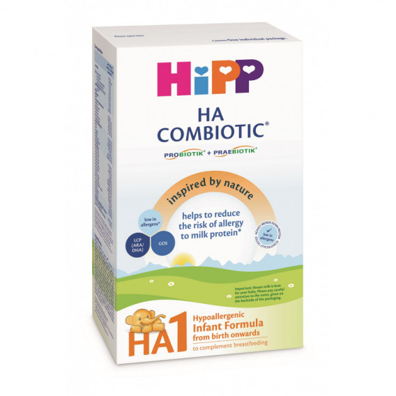Мляко за кърмачета хипоалергенно HA 1 Combiotic, кутия 0.350 кг Hipp 113527 