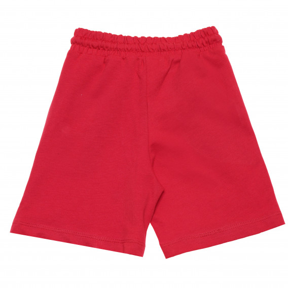 Къс ежедневен панталон с принт на числото 59 за момче, червени Acar 114811 3