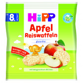 БИО оризови гризини с ябълка, пакет 30 гр. Hipp 114949 