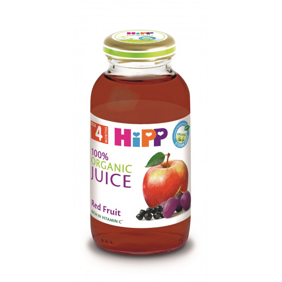 БИО сок червени плодове, бутилка 200 мл Hipp 114954 