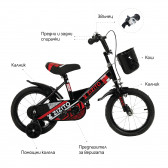 Детски велосипед ANAIS 14, черен ZIZITO 115020 2
