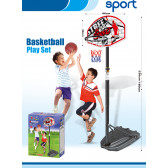 Баскетболен кош с регулируема височина, 180 - 230 см King Sport 115042 