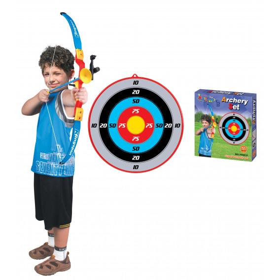 Детски лък с безопасни стрели и инфрачервено прицелване King Sport 115091 4