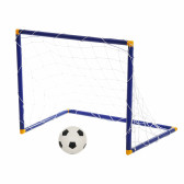 Футболна врата с мрежа, размери: 55,5 х 88 х 45,5 см., топка и помпа GT 115362 
