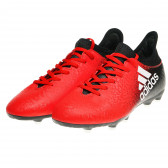 Футболни обувки в червено и черно за момче Adidas 115948 