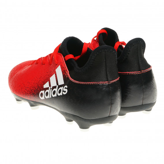 Футболни обувки в червено и черно за момче Adidas 115949 2