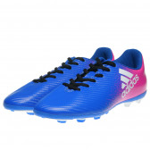 Футболни обувки в синьо и розово за момче Adidas 115951 
