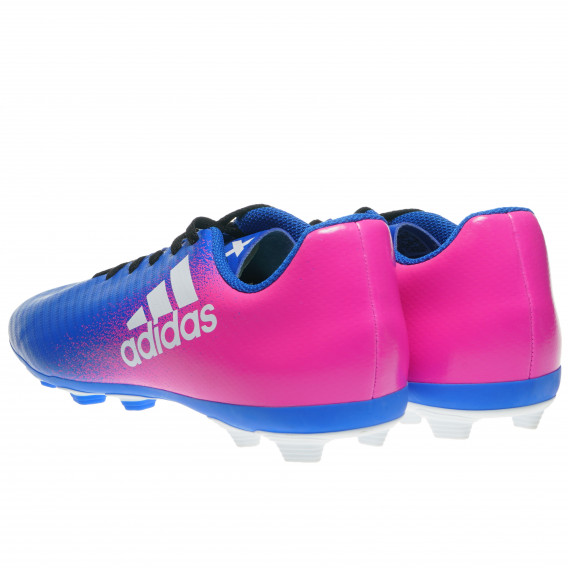 Футболни обувки в синьо и розово за момче Adidas 115952 2