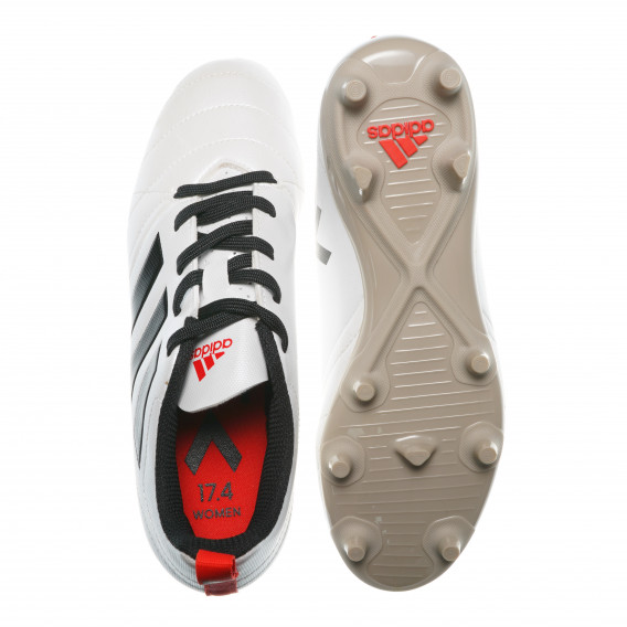 Футболни обувки за момче, бели Adidas 115964 2