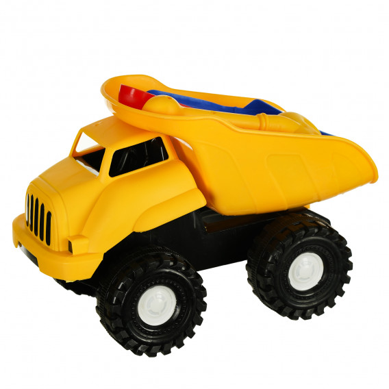 Комплект за игра на плажа - камионче с лопатки и форми за пясък HL 116051 