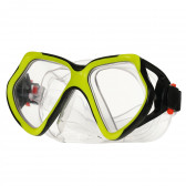 Голяма маска за гмуркане и плуване - жълта HL 116099 