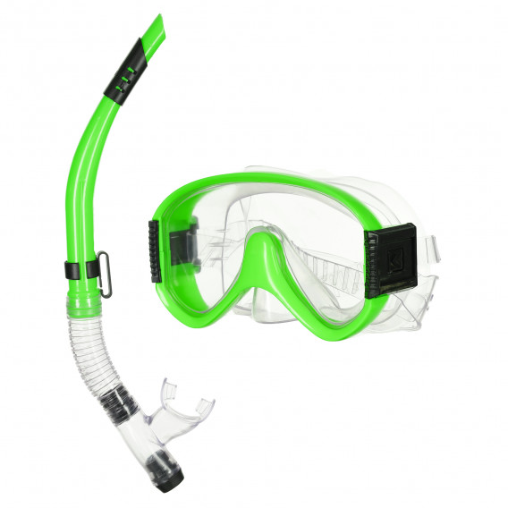 Подводна маска и шнорхел - зелени HL 116120 