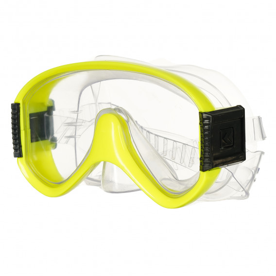 Подводна маска и шнорхел - жълти HL 116127 4